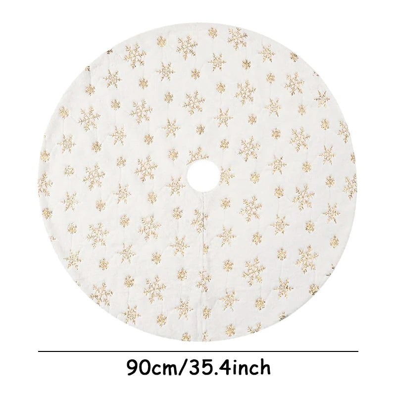 Elegant White Tree Skirt