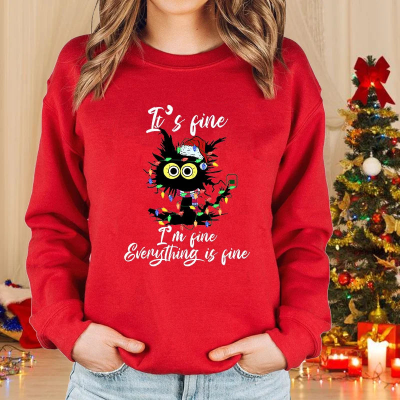 Christmas Cat Sweater