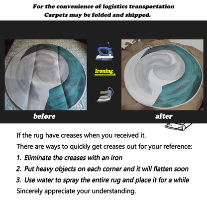 Red Plaid Christmas Rug