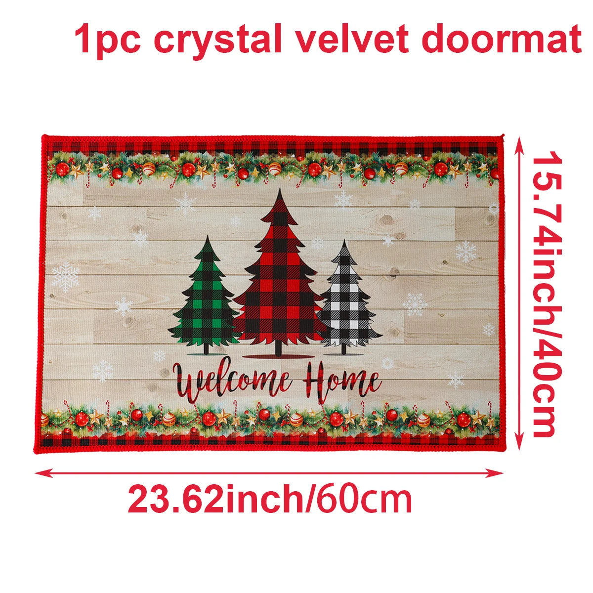Santa Claus Door Mat