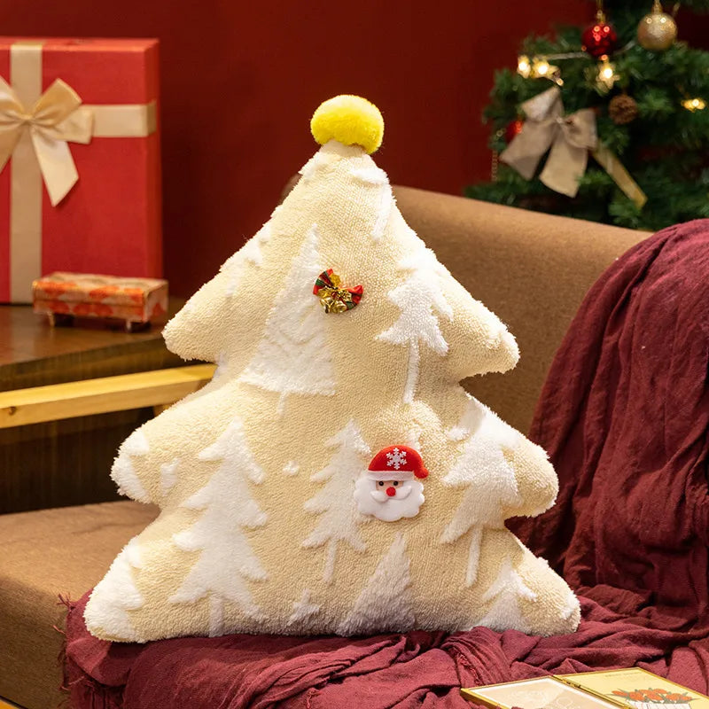 Jacquard Christmas Tree Pillow