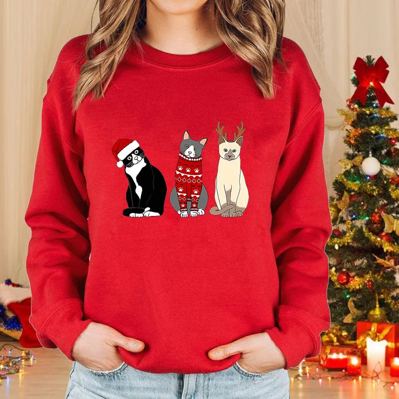 Christmas Cat Sweater