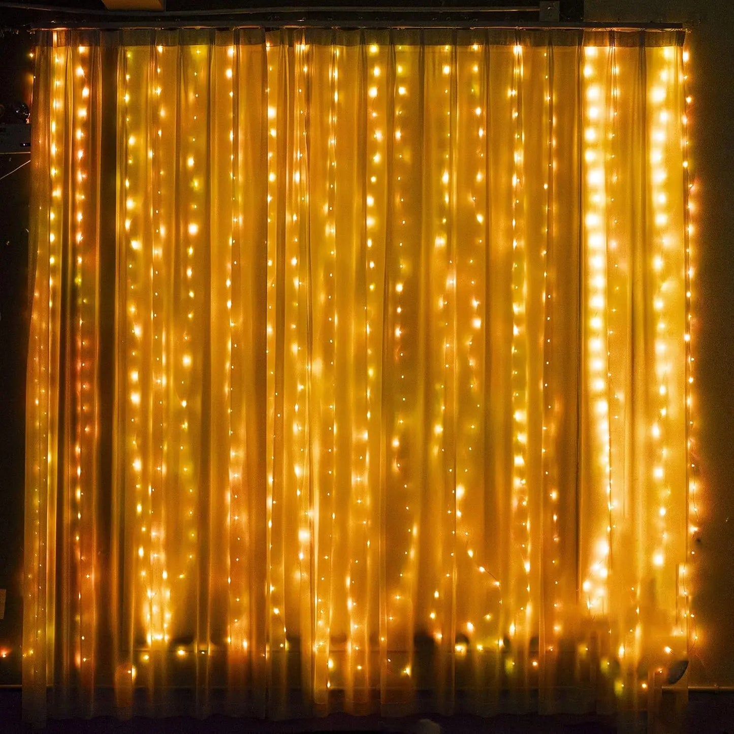 Remote Fairy Curtain Lights