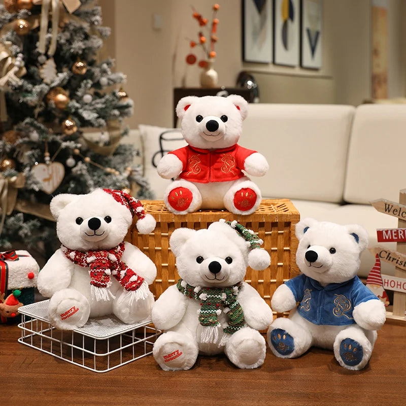 Christmas Polar Bear Plush