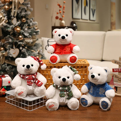 Christmas Polar Bear Plush