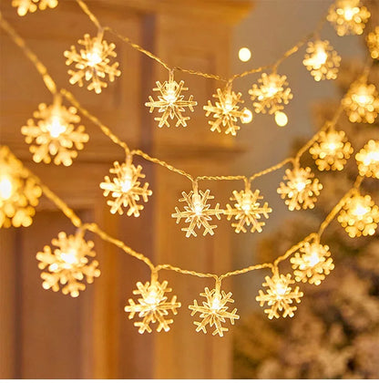 Snowflake Christmas LED Banner