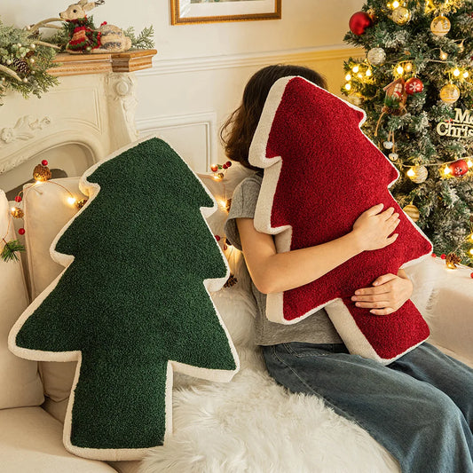Christmas Tree Plush Pillow