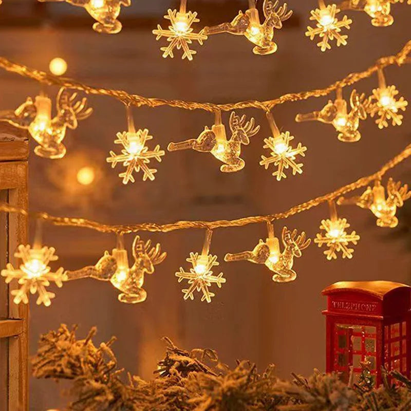 Snowflake Christmas LED Banner