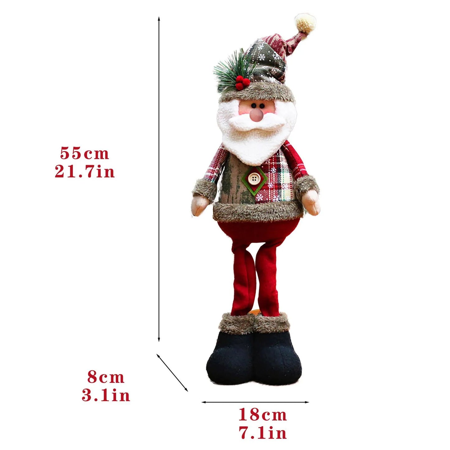 Holiday Standing Dolls Set