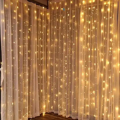 Remote Fairy Curtain Lights