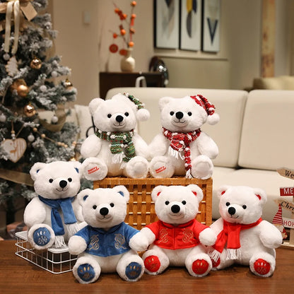 Christmas Polar Bear Plush