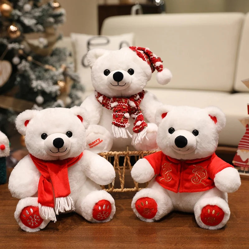 Christmas Polar Bear Plush