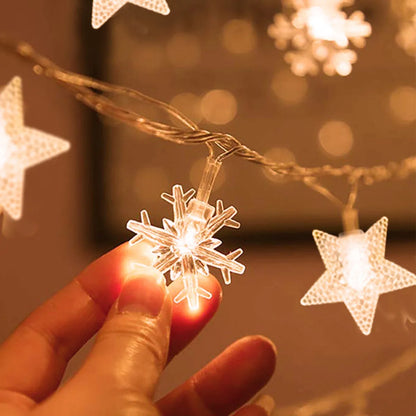 Snowflake Christmas LED Banner