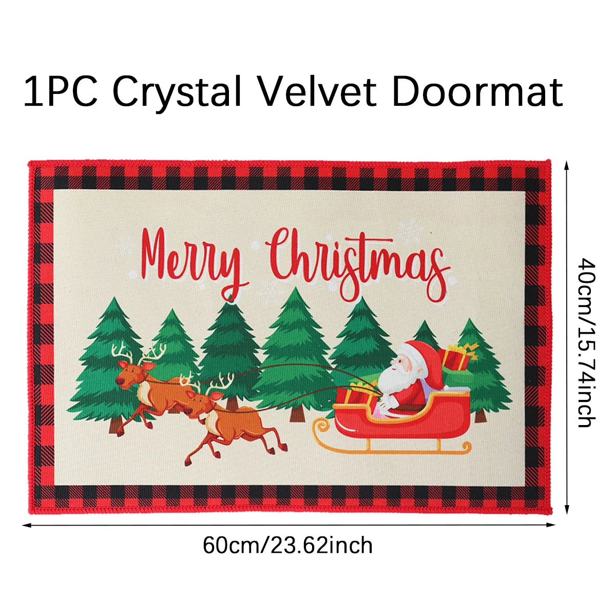 Santa Claus Door Mat