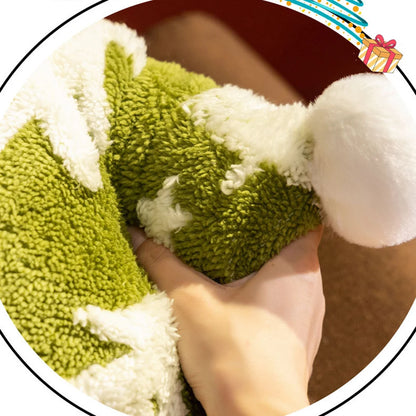 Jacquard Christmas Tree Pillow