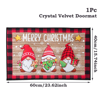 Santa Claus Door Mat