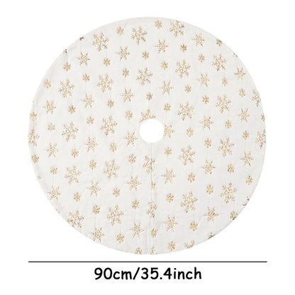 Elegant White Tree Skirt