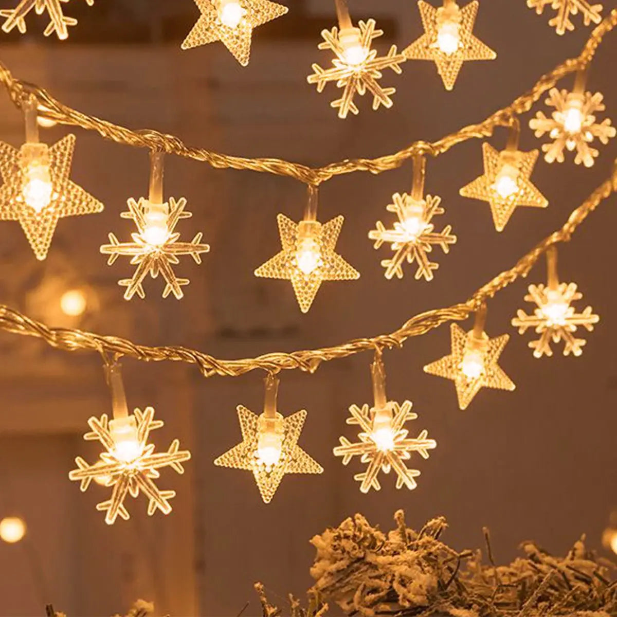 Snowflake Christmas LED Banner
