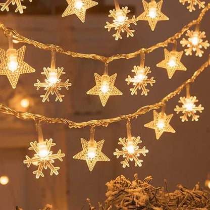 Snowflake Christmas LED Banner